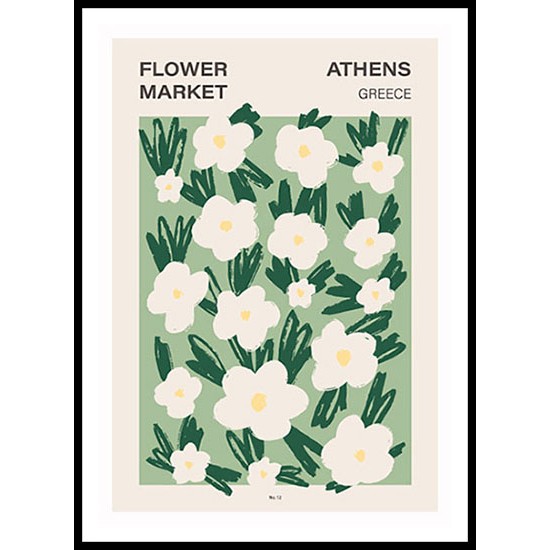 Abstract Flower Market Floral Wall Art Poster 16